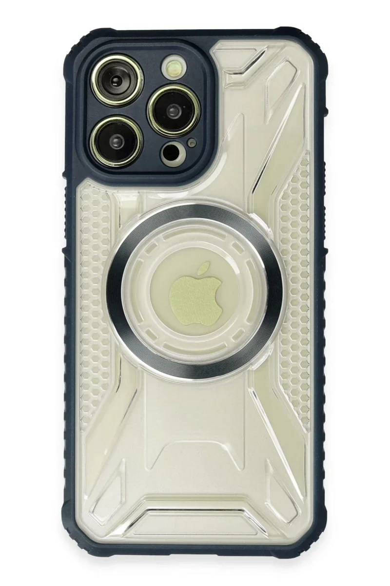 Apple iPhone 14 Pro Kılıf Prag Magneticsafe Kapak - Lacivert