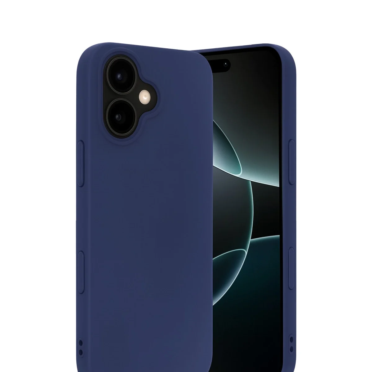 Apple İphone 17 Nano İçi Kadife Silikon - Lacivert görsel 3