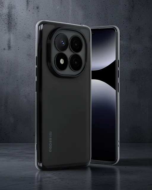 Xiaomi Redmi Note 14 Pro Plus Kılıf Razer Lensli Silikon - Siyah