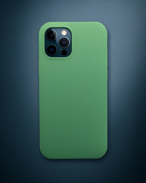 Apple İphone 12 Pro Max Kılıf Lansman Legant Silikon - Koyu Yeşil