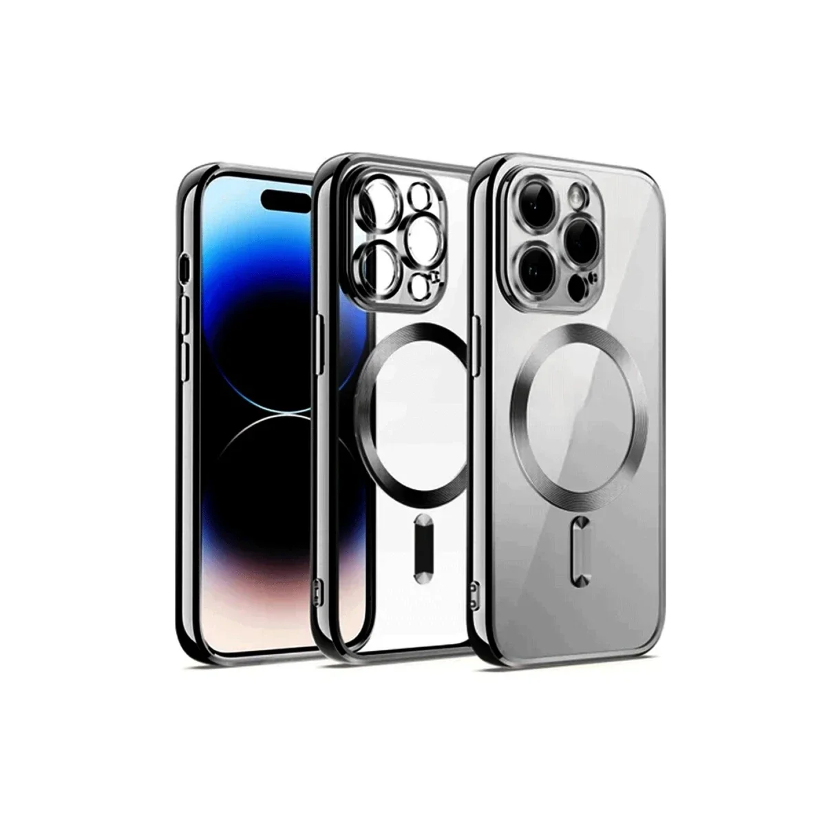 Apple iPhone 12 Pro Kılıf Kross Magneticsafe Kapak - Gümüş