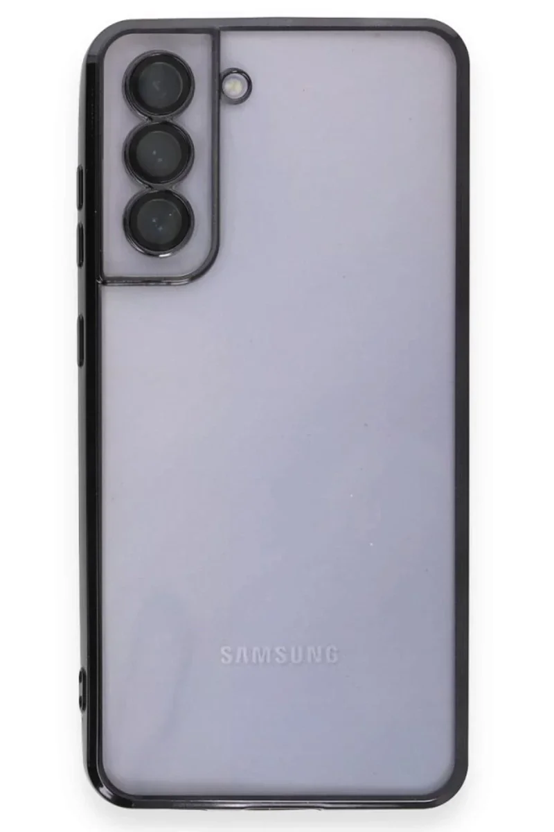 Samsung Galaxy S21 FE Kılıf Razer Lensli Silikon - Siyah görsel 2