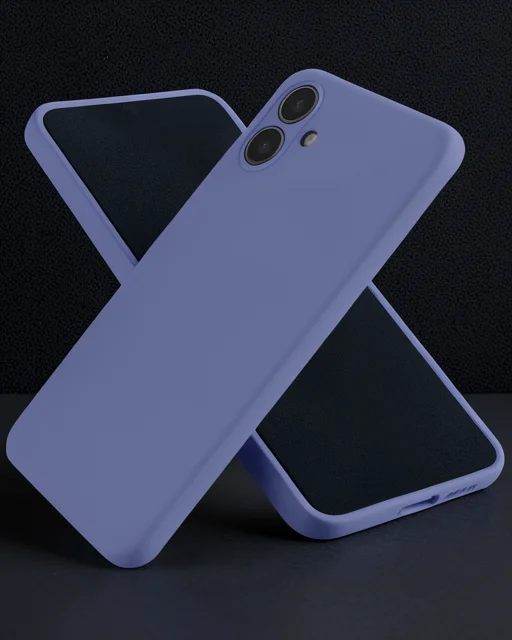 Samsung Galaxy A06 Kılıf First Silikon - Lila