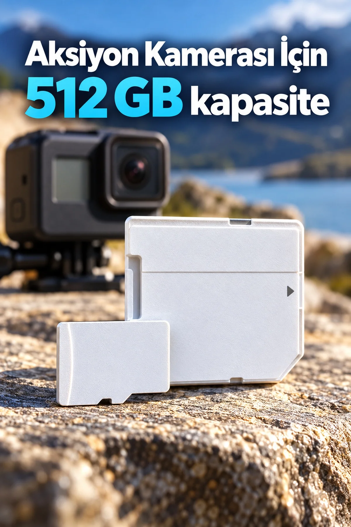 SD Adaptörlü MicroSD Kart 160 MB/s Aktarım Hızı görsel 5