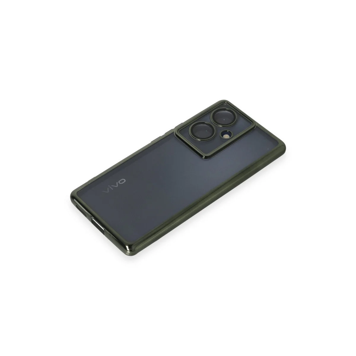 Vivo V29 Lite Kılıf Razer Lensli Silikon - Yeşil görsel 4
