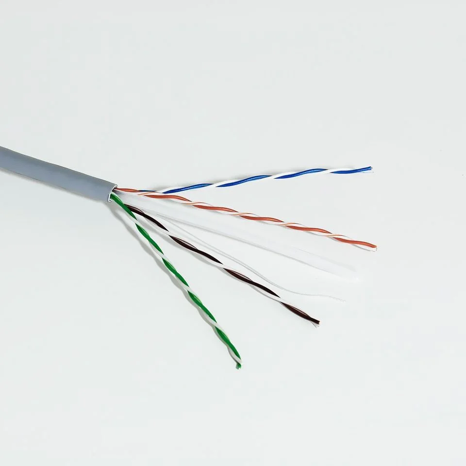 FR-CAT601 305MT 0.58MM 23AWG CAT6 Utp Kablo Gri görsel 3