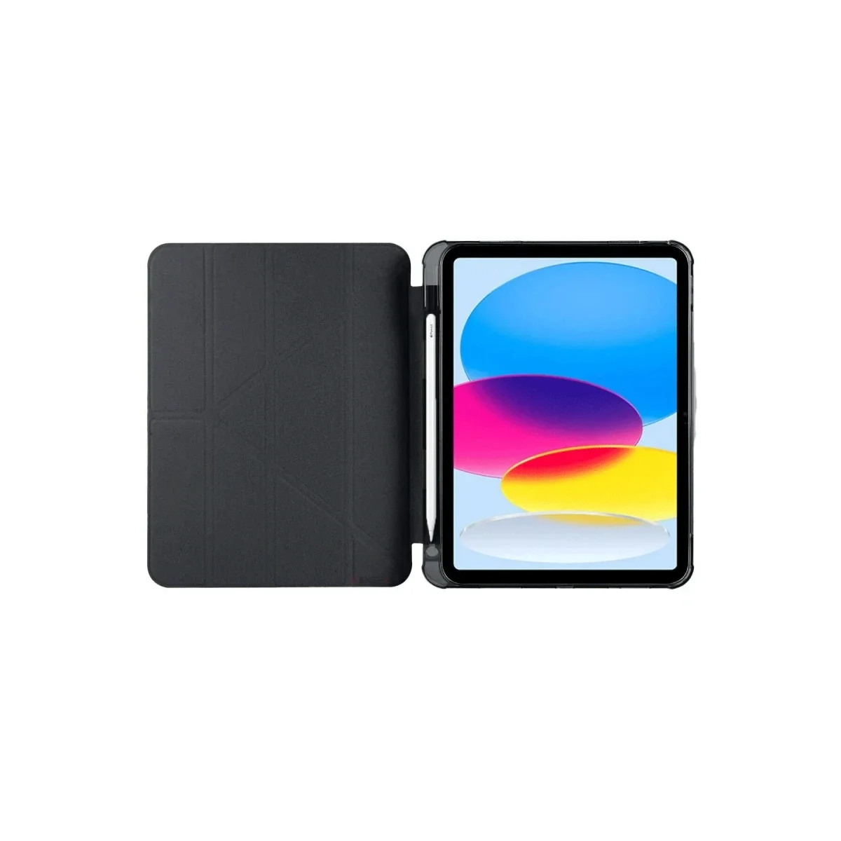 Apple iPad 2025 10.9 10.Nesil (A16) Kılıf Kalemlikli Mars Tablet Kılıfı - Siyah görsel 3