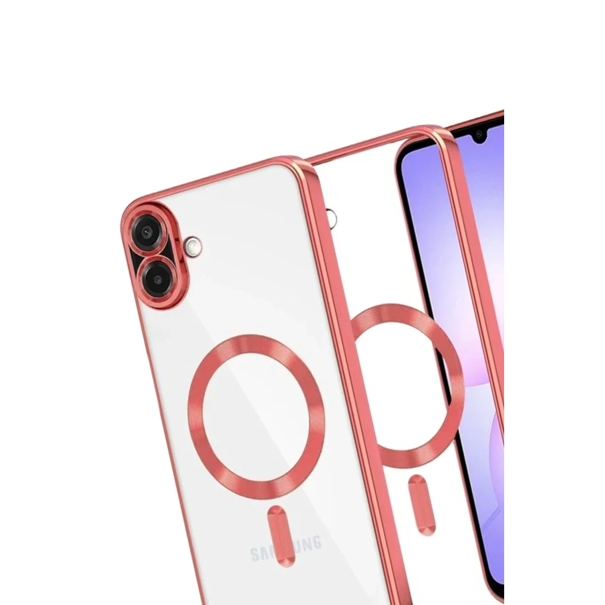 Samsung Galaxy A07 4G Kross Magneticsafe Kapak - Kırmızı görsel 3
