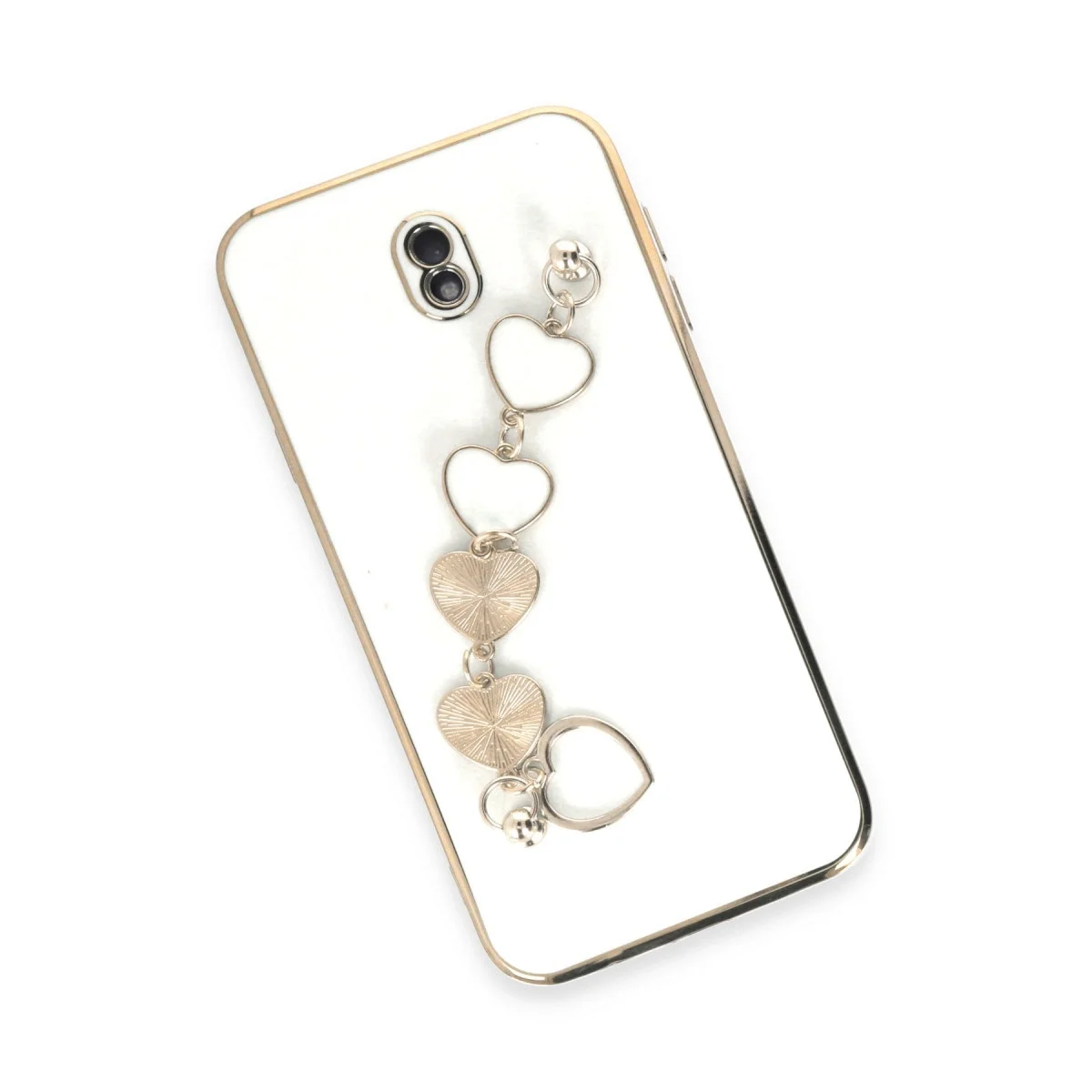 Samsung Galaxy J7 Pro / J730 Kılıf Esila Silikon - Beyaz görsel 2