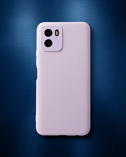 Vivo Y15s Kılıf Lansman Glass Kapak - Lila
