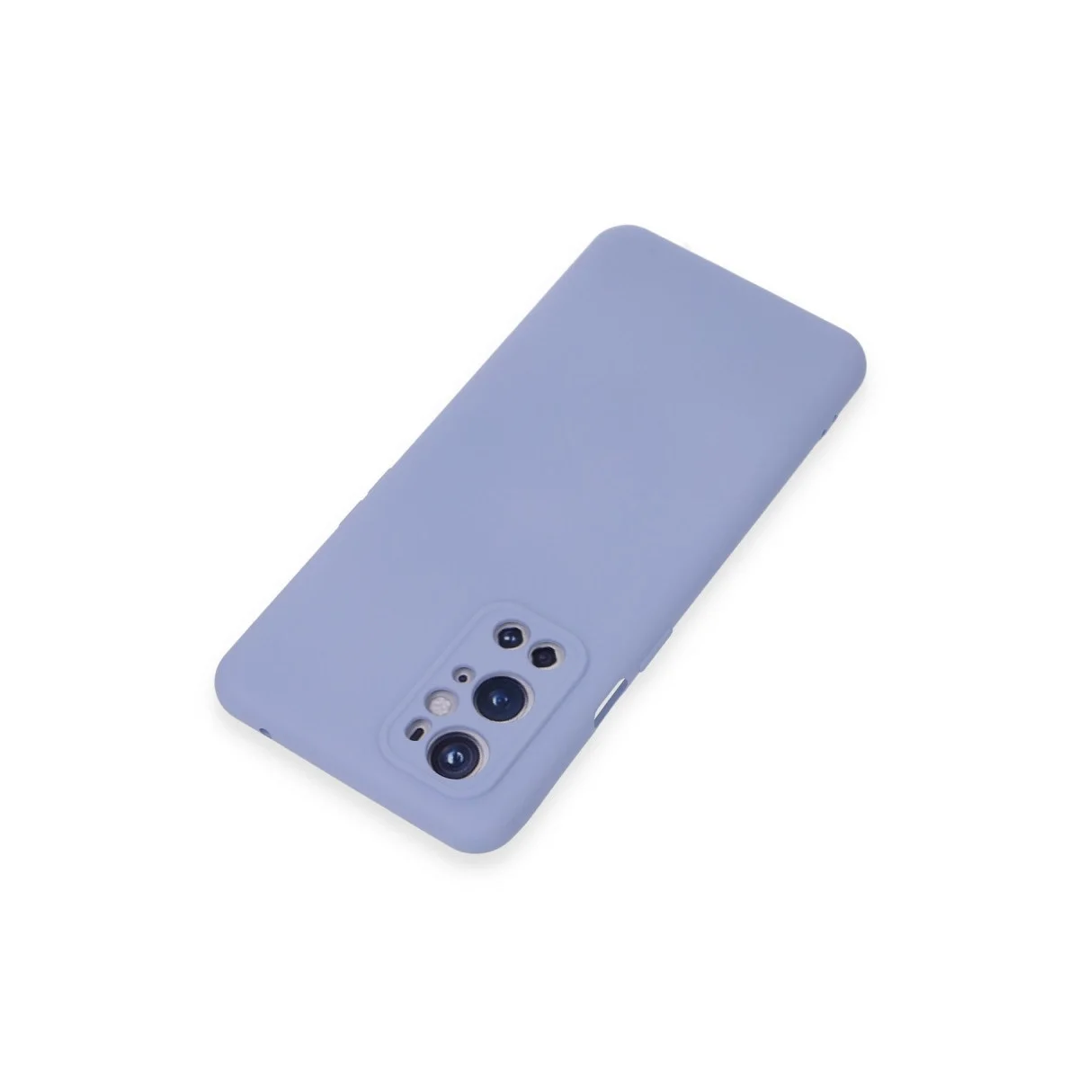 One Plus 9 Pro Kılıf Nano İçi Kadife Silikon - Lila görsel 3