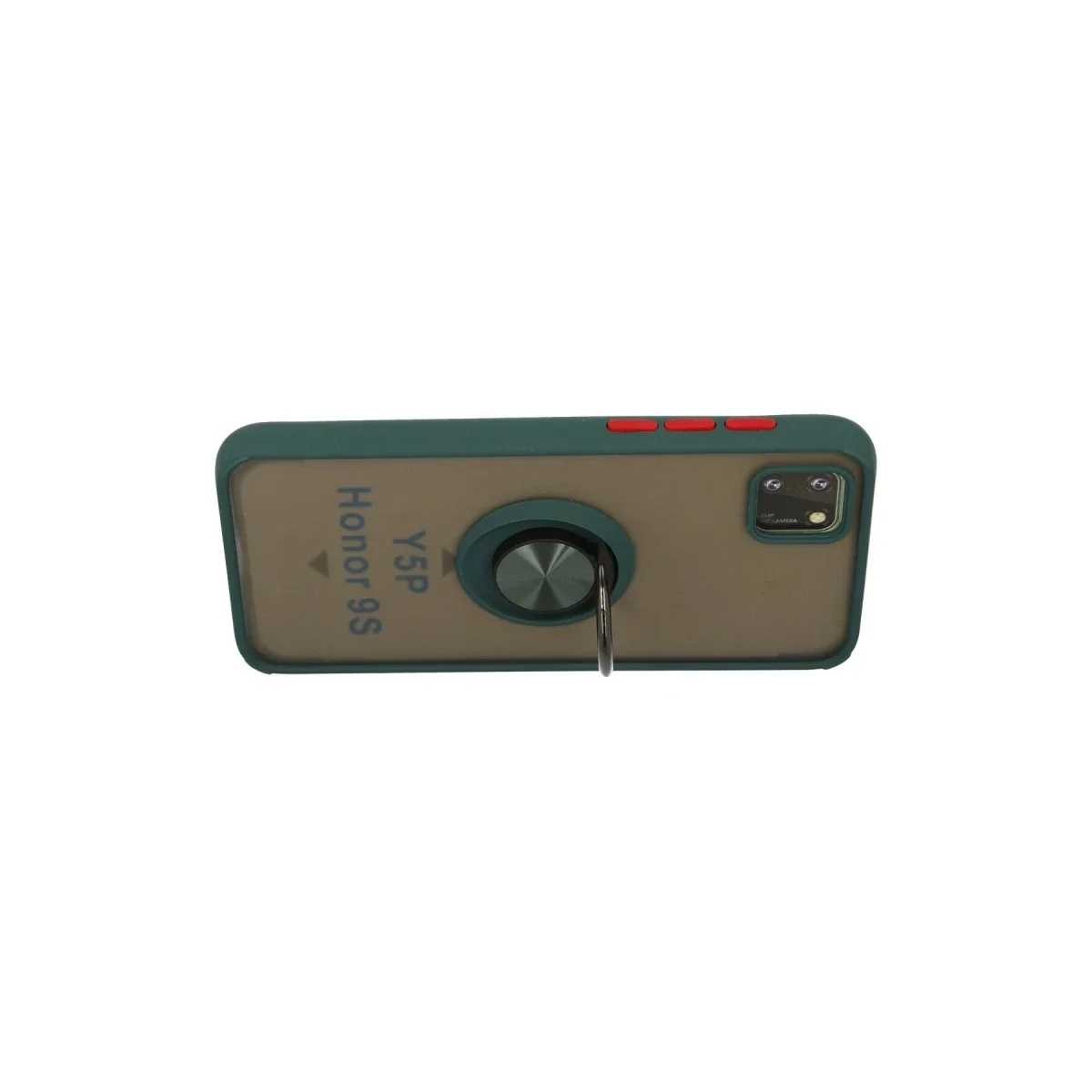 Huawei Y5P Kılıf Montreal Yüzüklü Silikon Kapak - Yeşil görsel 3