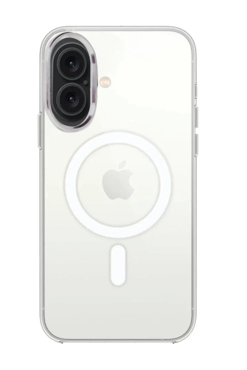 Apple iPhone 16 Plus Kılıf Pc Real Magsafe Kapak - Şeffaf