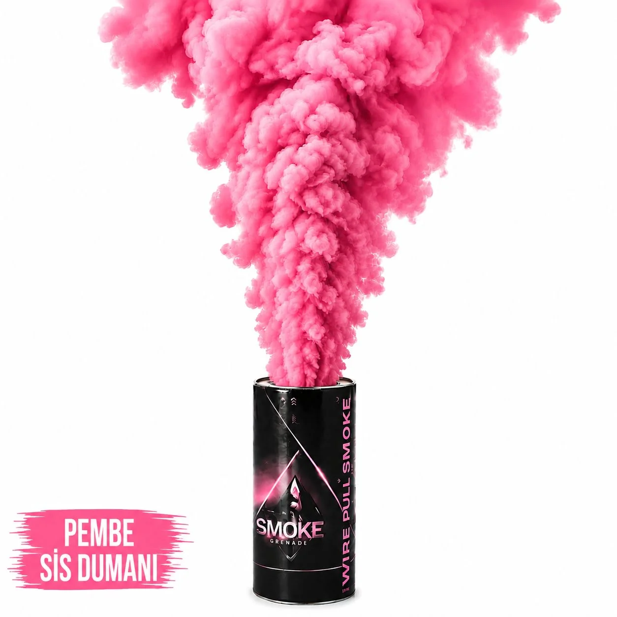 Pembe Renk Sis Pembe Duman 1 Adet