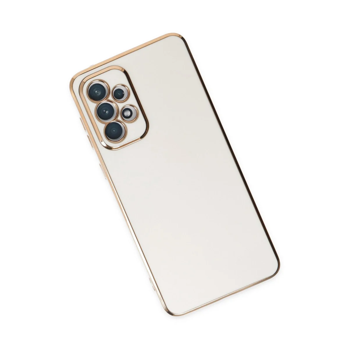 Samsung Galaxy A73 5g Kılıf Volet Silikon - Beyaz görsel 2