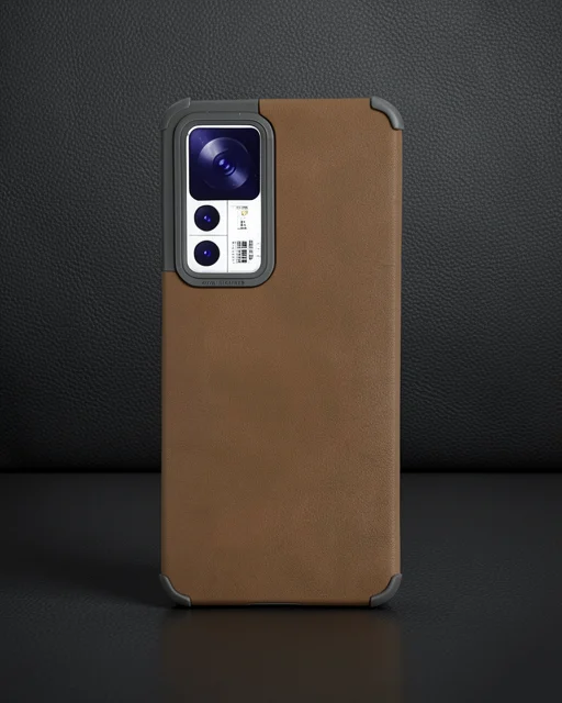 Xiaomi Mi 12t Kılıf Loop Deri Silikon - Kahverengi