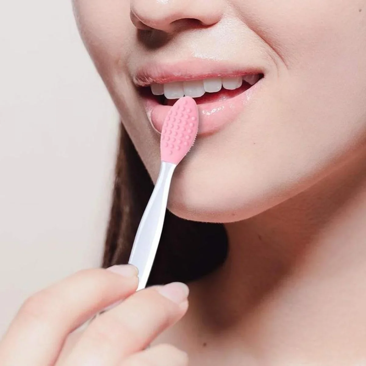 2 Adet Dudak Fırçası Peeling Etkili Gözenek Siyah Nokta Tezleyici Akne Giderici Çift Yönl görsel 7