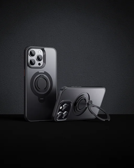 Joko Apple İphone 15 Pro Avatar 360 Dönen Magsafe Kapak - Siyah