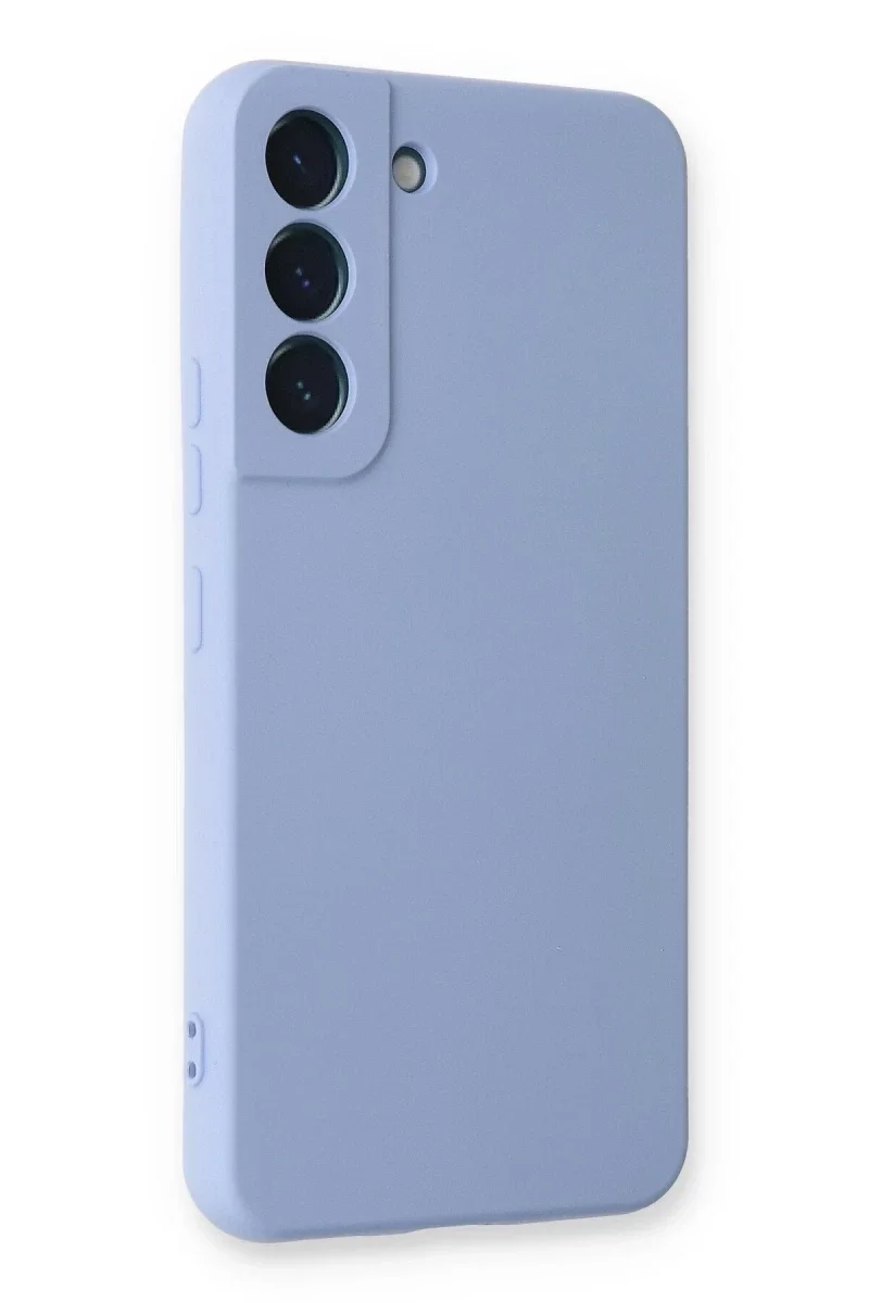 Samsung Galaxy S23 Kılıf Nano içi Kadife Silikon - Lila görsel 2