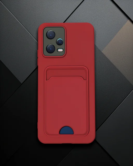 Xiaomi Poco X5 5g Kılıf Kelvin Kartvizitli Silikon - Koyu Yeşil