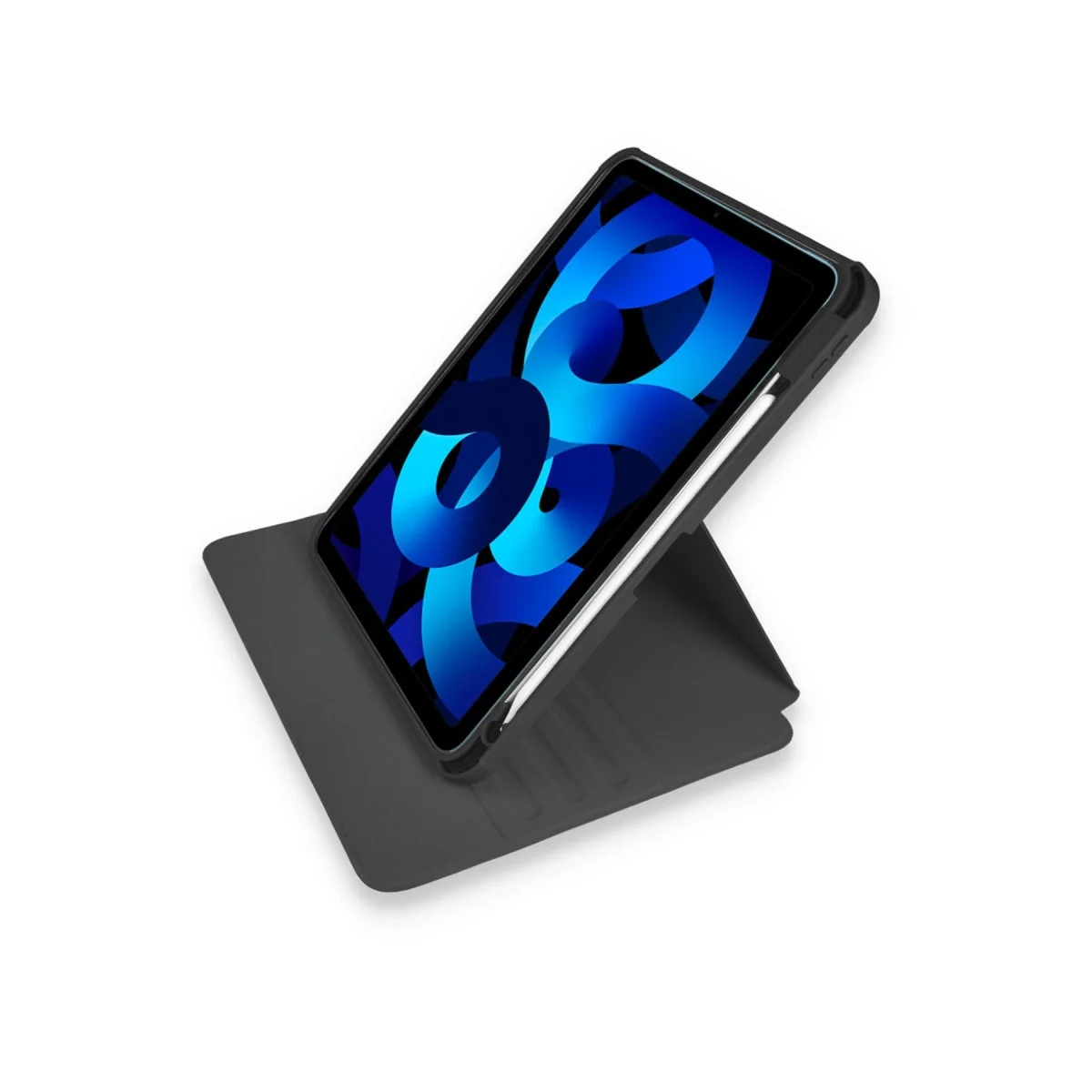 Apple İpad Pro 11 (2021) Kılıf Ling 360 Kalemlikli Tablet Kılıf - Siyah görsel 3