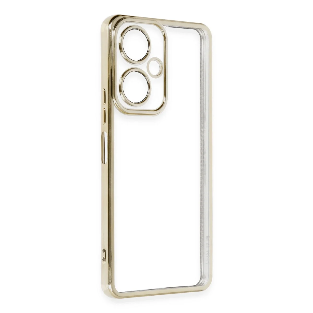 Vivo Y27 Kılıf Razer Lensli Silikon - Gold görsel 2