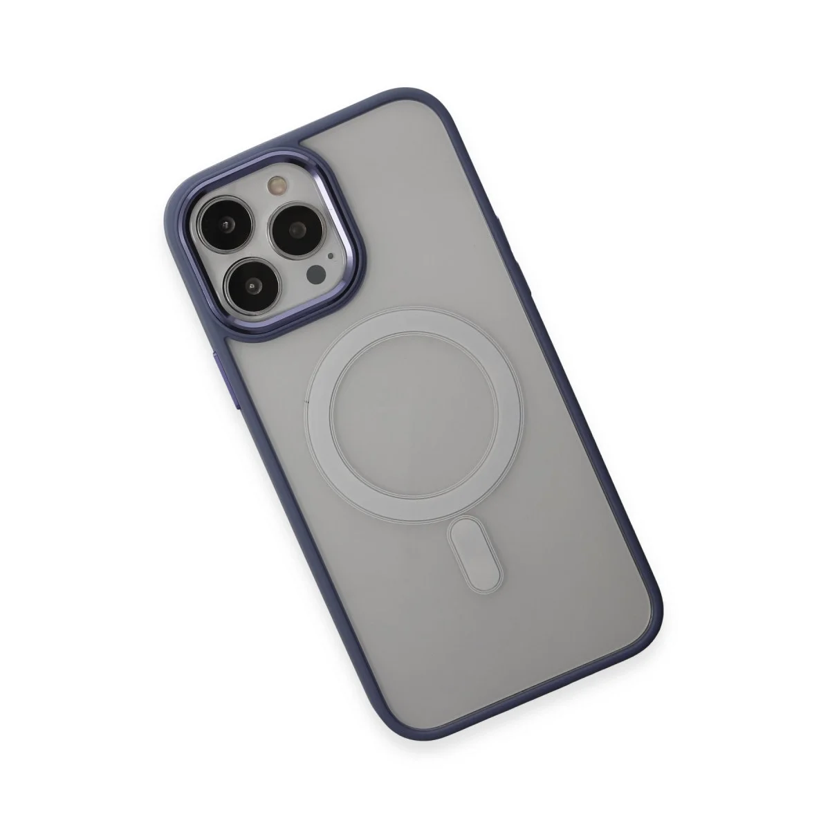 Apple İphone 15 Pro Max Kılıf Room Magneticsafe Silikon - Sierra Blue görsel 3