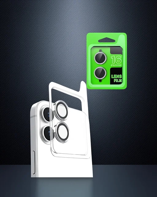 Apple İphone 16 Raze Metal Kamera Lens - Beyaz