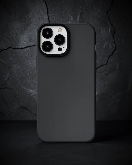 Apple İphone 14 Pro Kılıf Modos Metal Kapak - Siyah