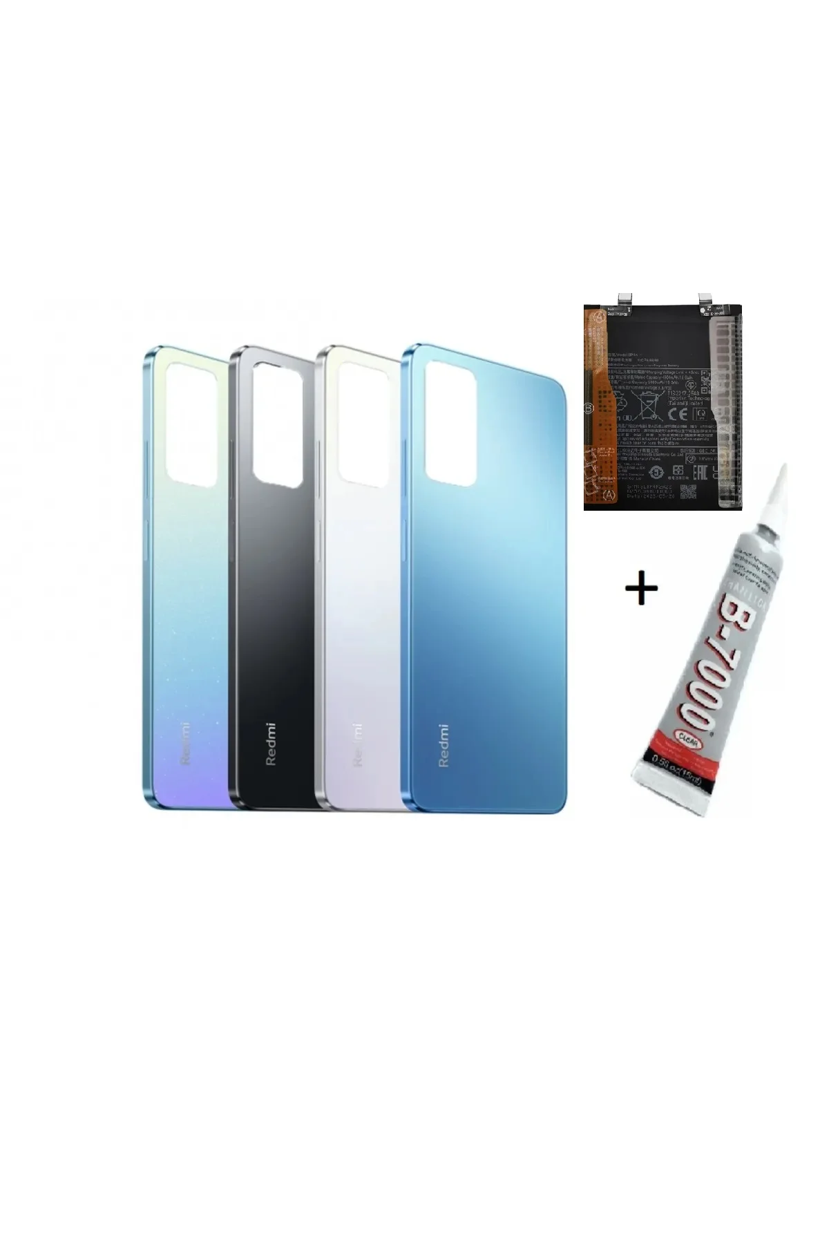 Redmi Note 12 Pro Arka Batarya Kapağı,batarya Ve görsel 2