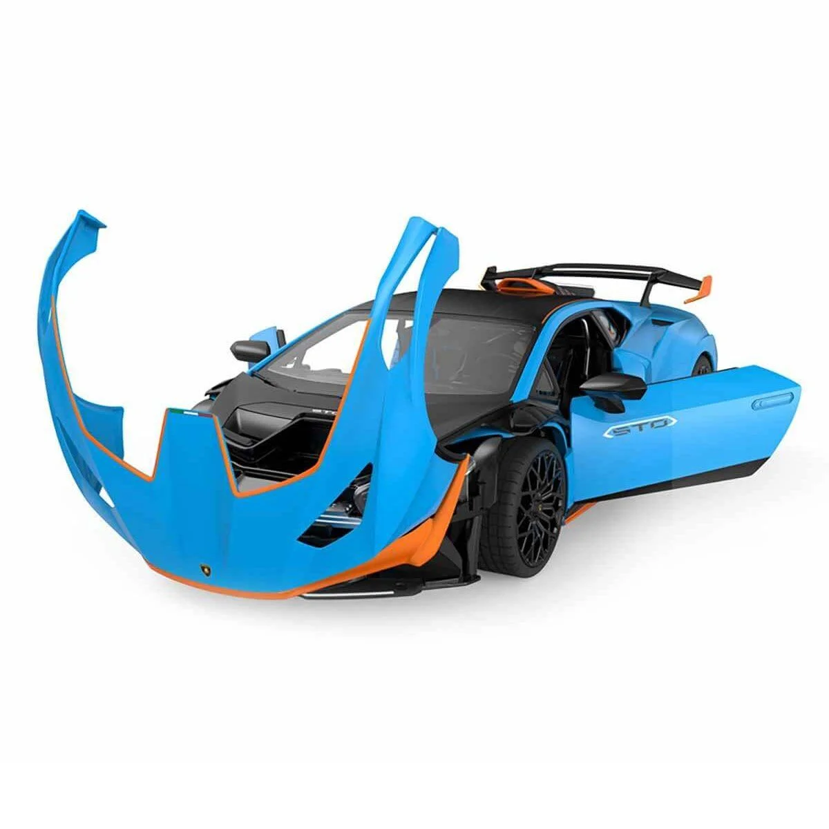 98700 Lamborghini Huracan STO Işıklı Uzaktan Kumandalı Araba 1:14 -Sunman görsel 6