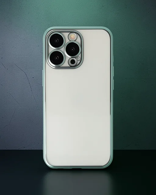 Apple İphone 14 Pro Max Kılıf Razer Lensli Silikon - Yeşil