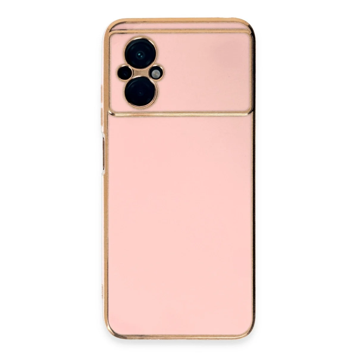 Xiaomi Poco M5 Kılıf Volet Silikon - Pembe görsel 2