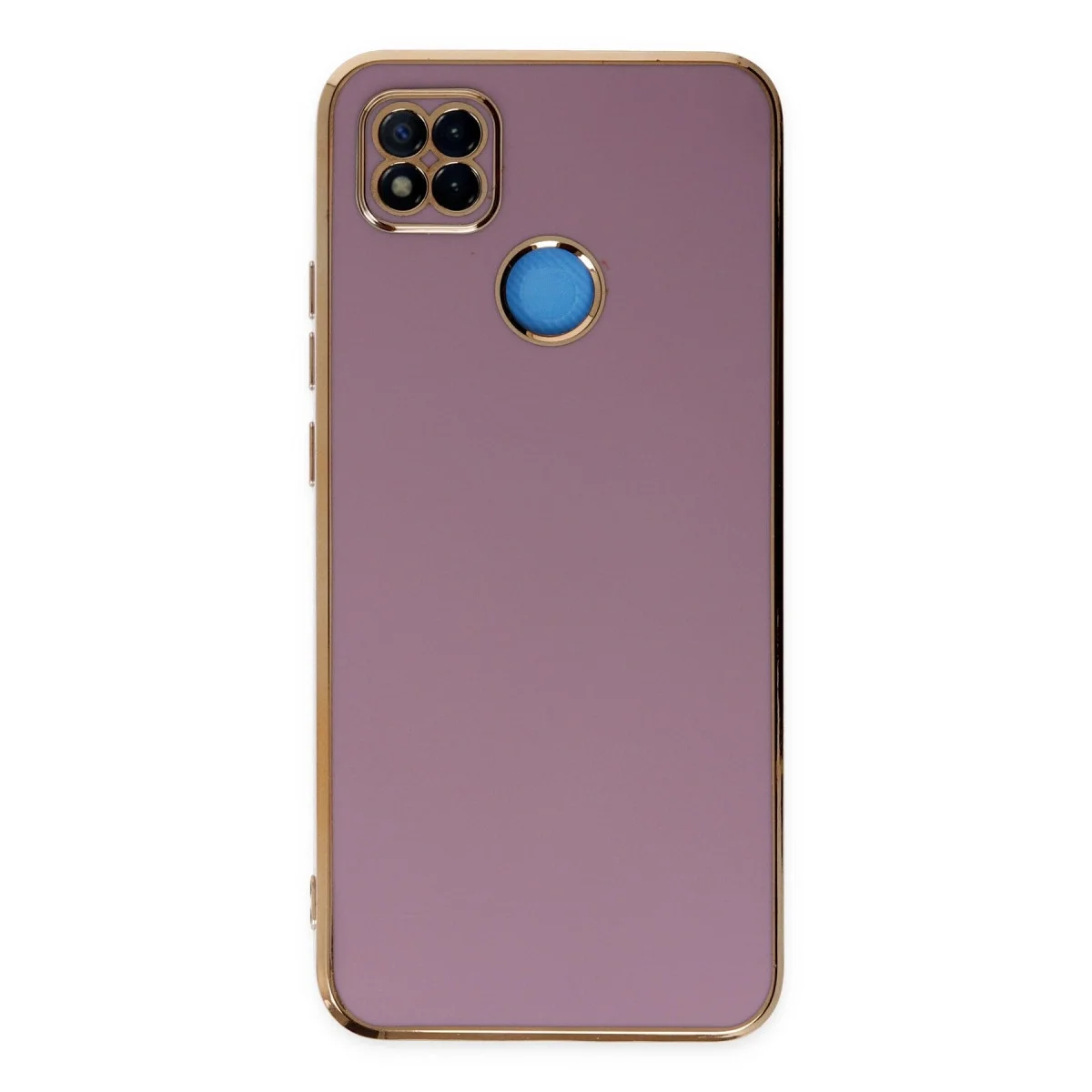 Xiaomi Redmi 9c Kılıf Volet Silikon - Mor görsel 2