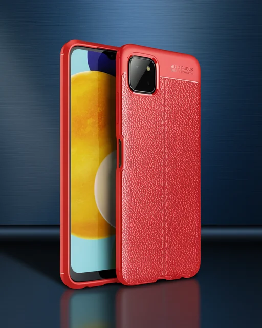 Samsung Galaxy A22 Kılıf Auto Focus Kapak - Kırmızı