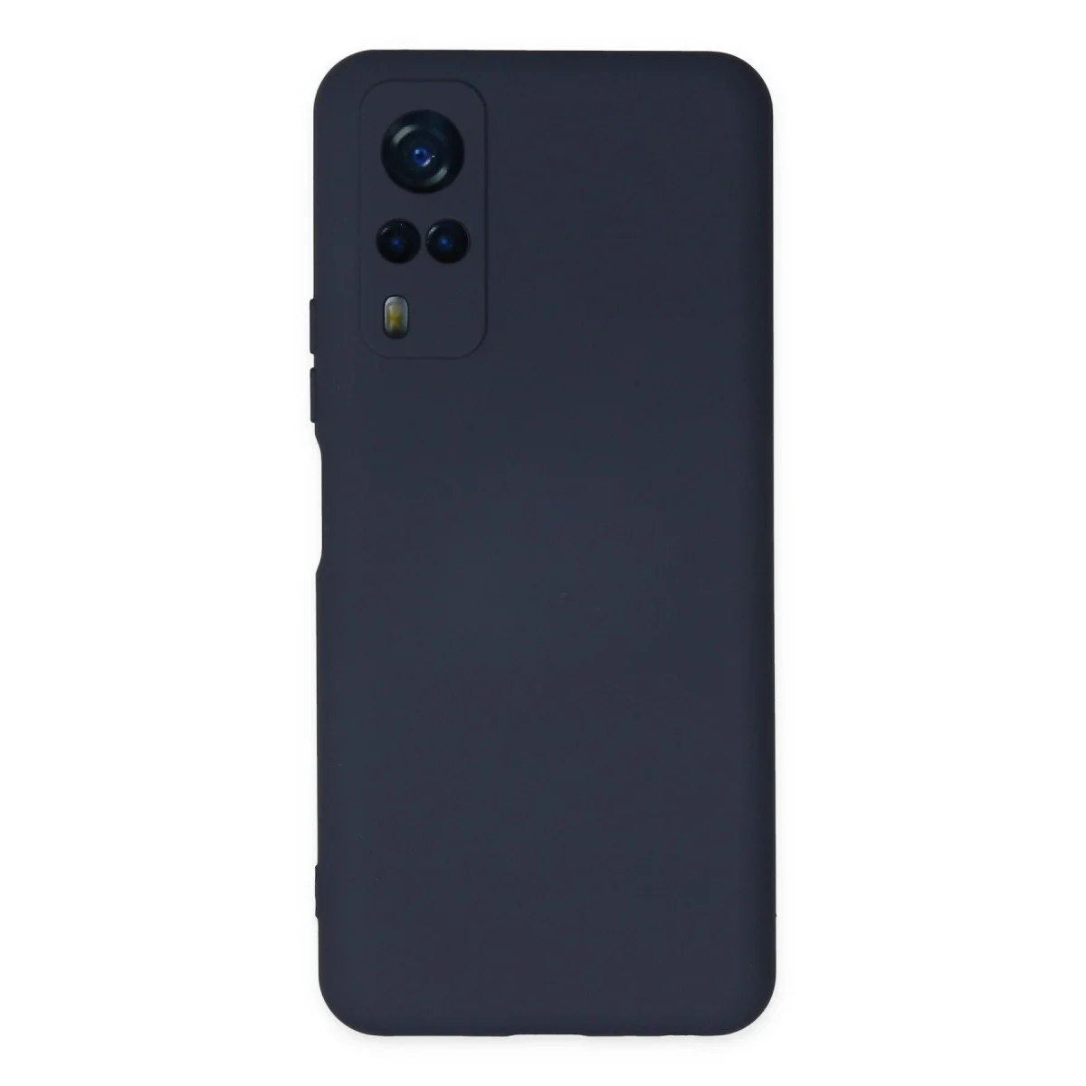Vivo Y53s Kılıf Nano İçi Kadife Silikon - Lacivert görsel 2