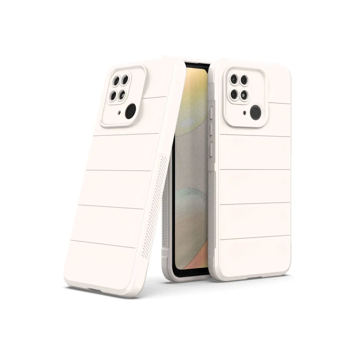 Xiaomi Redmi 10C Kılıf Optimum Silikon - Krem görsel 2