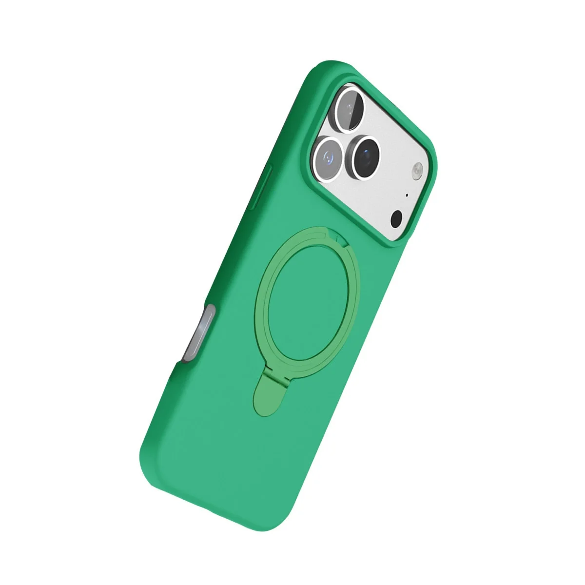 Apple İphone 17 Pro Max Regal Magsafe Standlı Kapak - Yeşil görsel 4