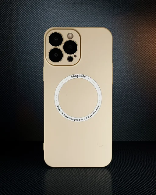 Apple İphone 13 Pro Kılıf Jack Magneticsafe Lens Silikon - Gold
