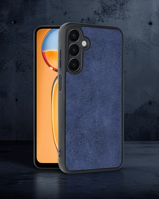 Samsung Galaxy A36 Kılıf Aras Deri Kapak - Lacivert