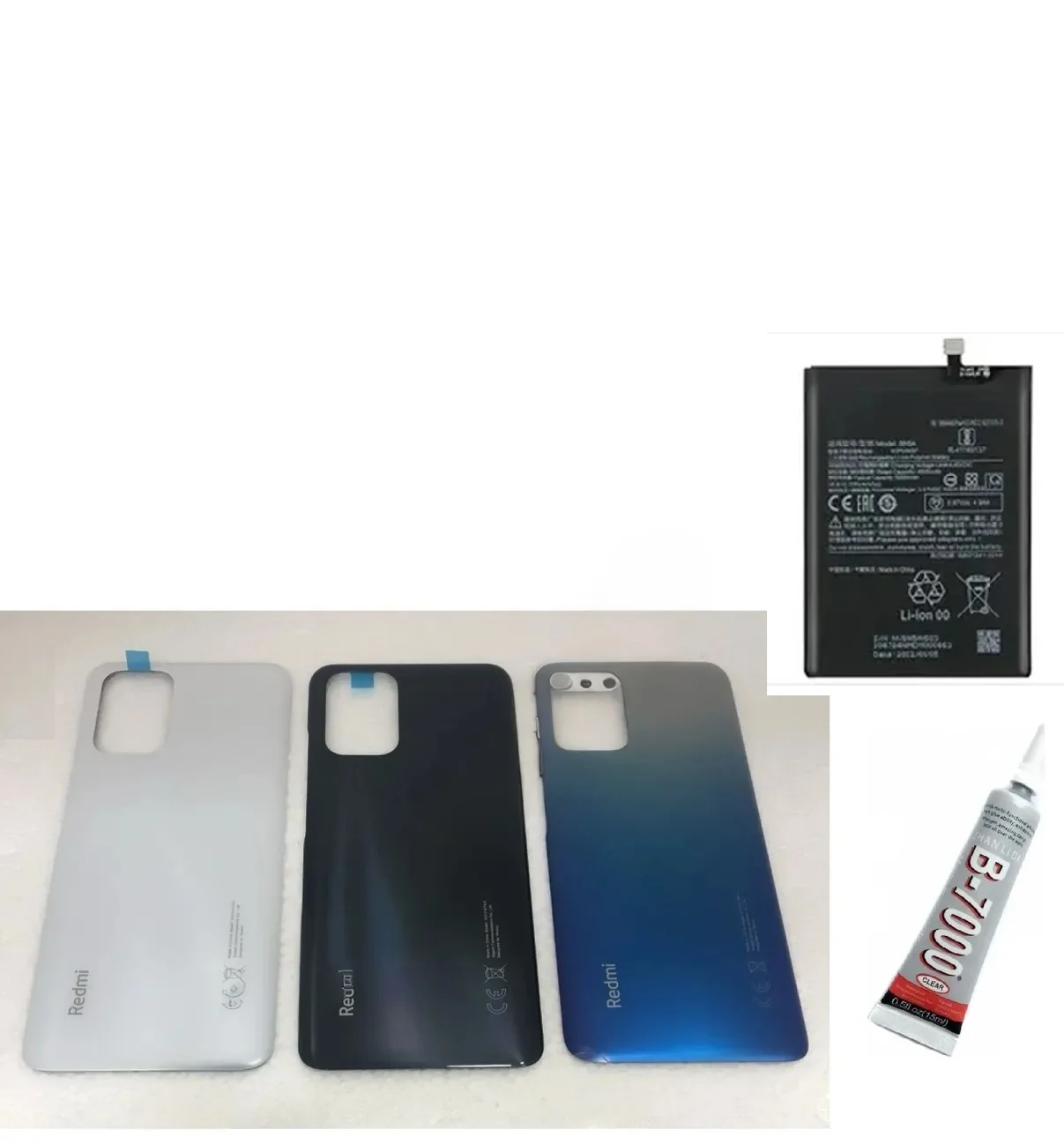 REDMİ NOTE 10S Uyumlu ARKA BATARYA KAPAĞI,BATARYA görsel 2