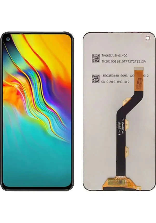 infinix Hot 9 Dokunmatik Ekran (Siyah) görsel 2