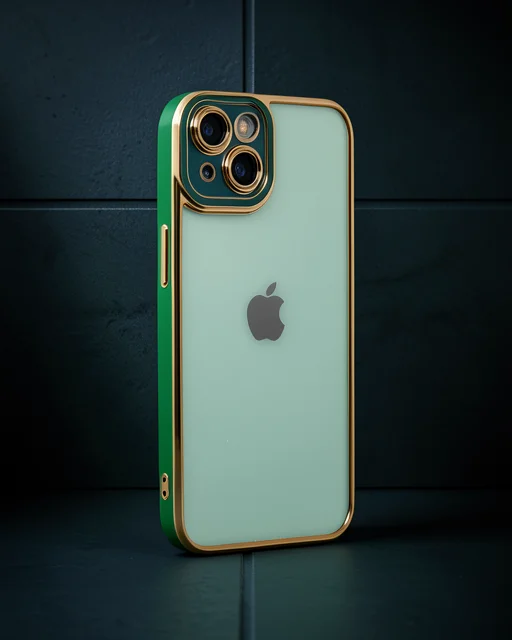 Apple İphone 14 Plus Kılıf Liva Lens Silikon - Yeşil