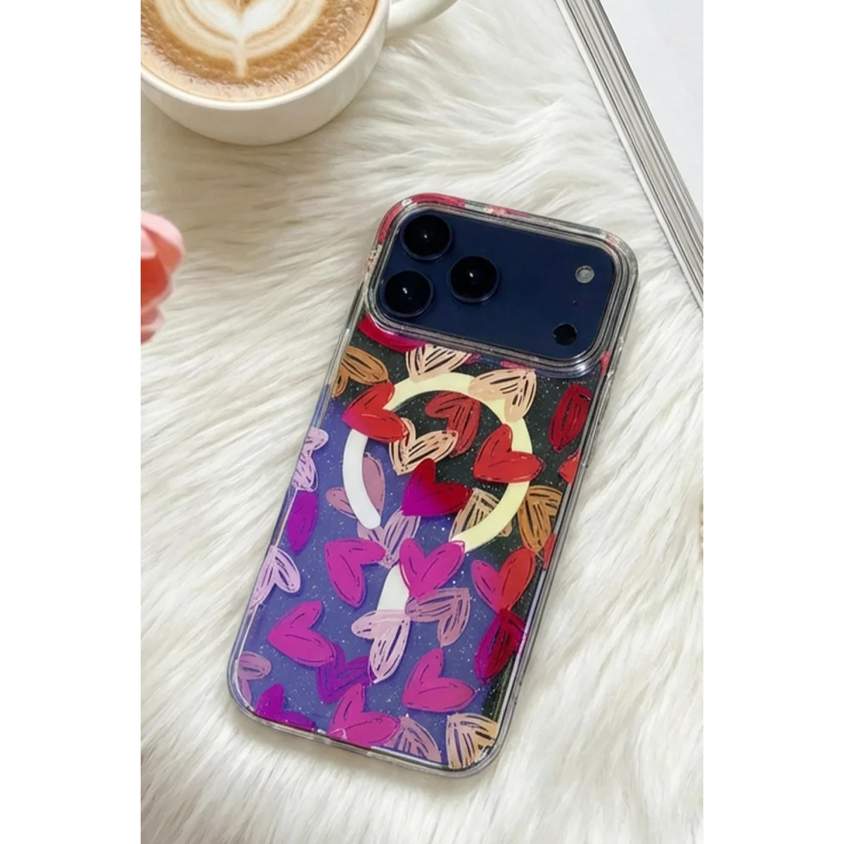 Onegif Apple İphone 17 Pro Max Desina Magsafe Kapak - Desen 6 görsel 3