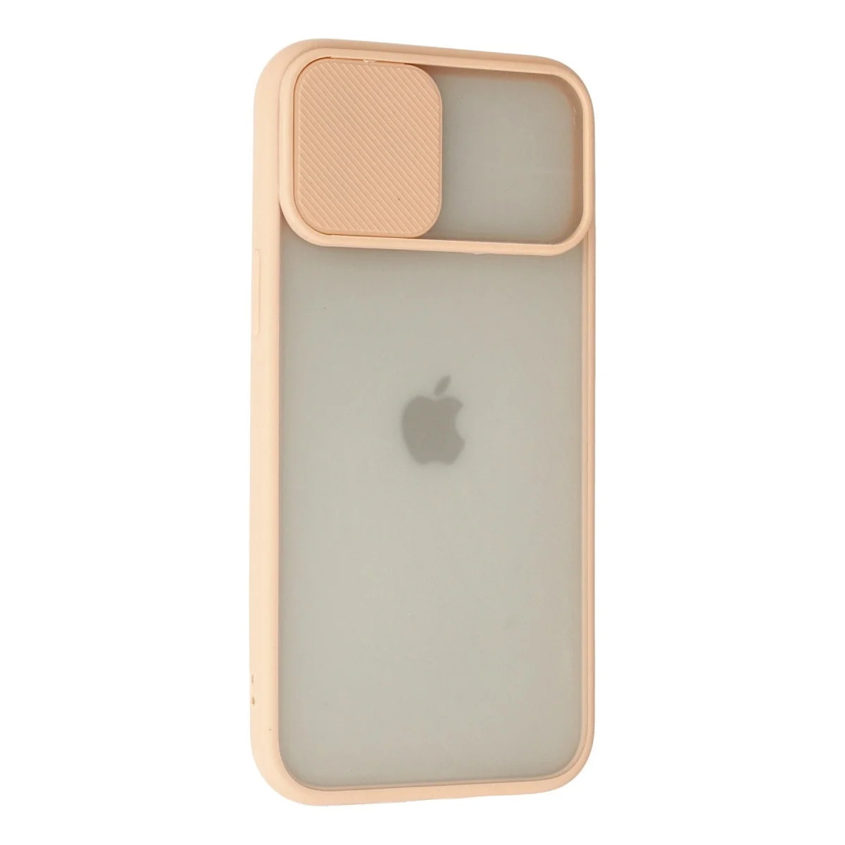 Apple İphone 12 Pro Max Kılıf Palm Buzlu Kamera Sürgülü Silikon - Pembe görsel 3