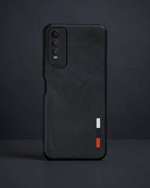 Vivo Y11s Kılıf Loop Deri Silikon - Siyah