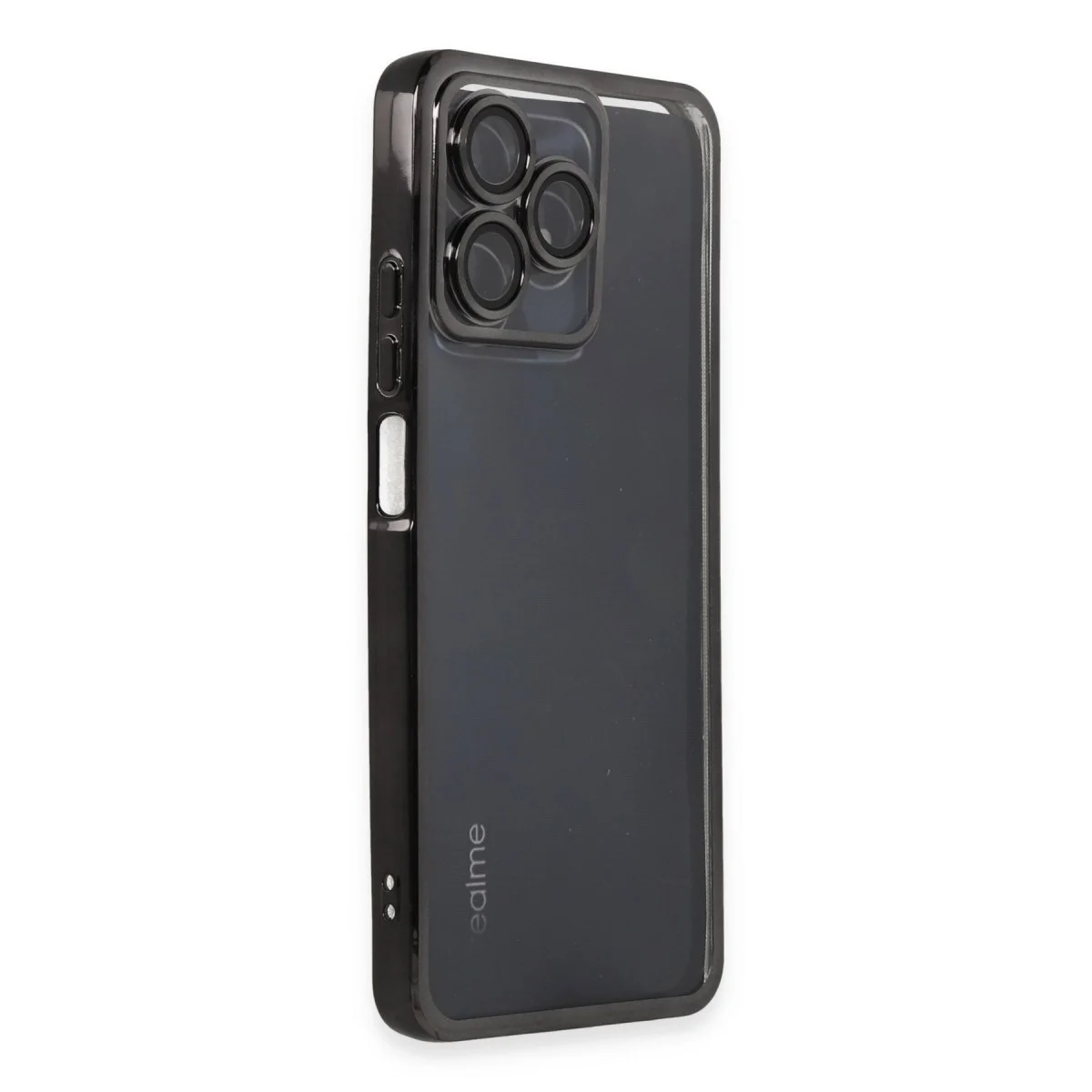 Realme C53 Kılıf Razer Lensli Silikon - Siyah görsel 2