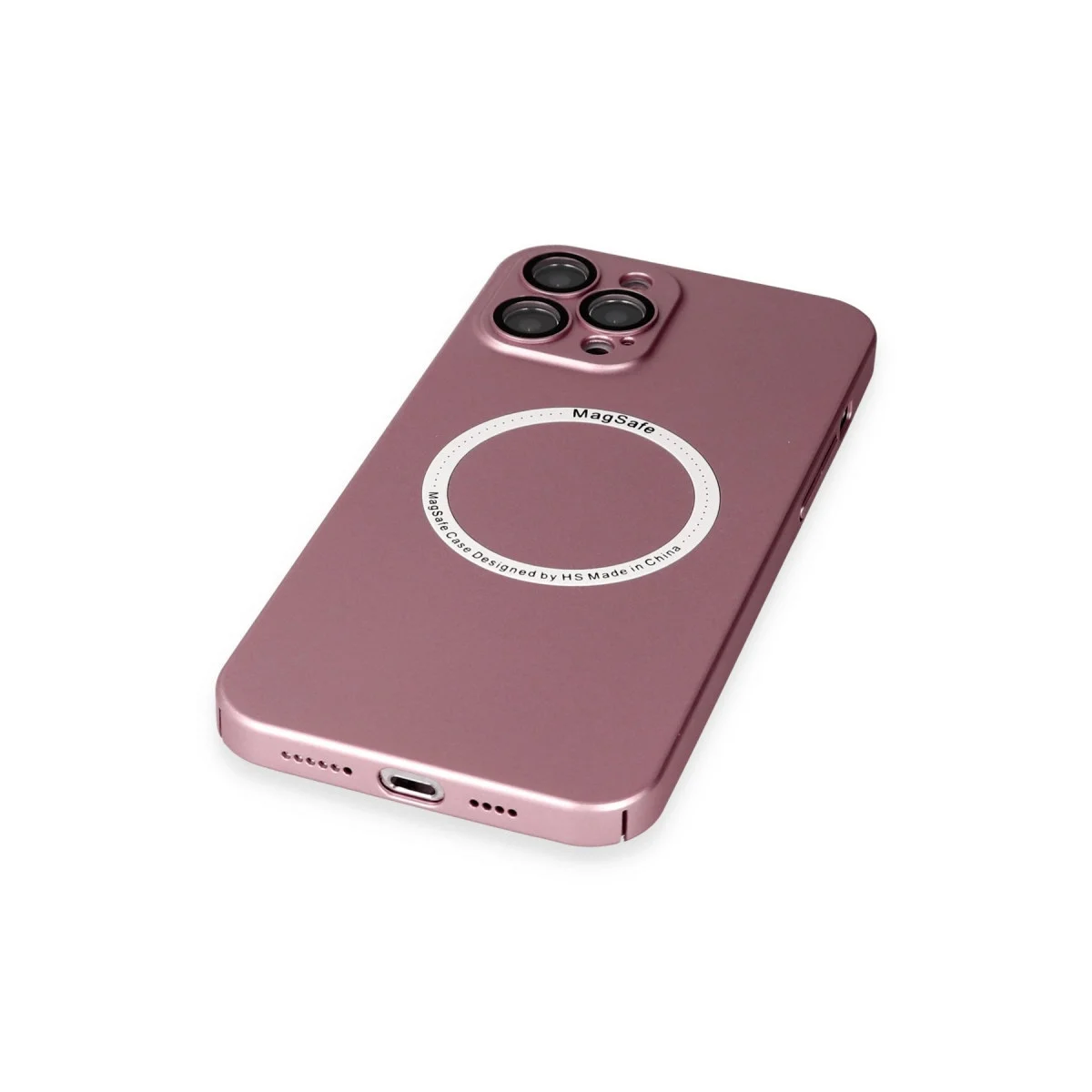 Apple İphone 12 Pro Kılıf Jack Magneticsafe Lens Silikon - Rose Gold görsel 5