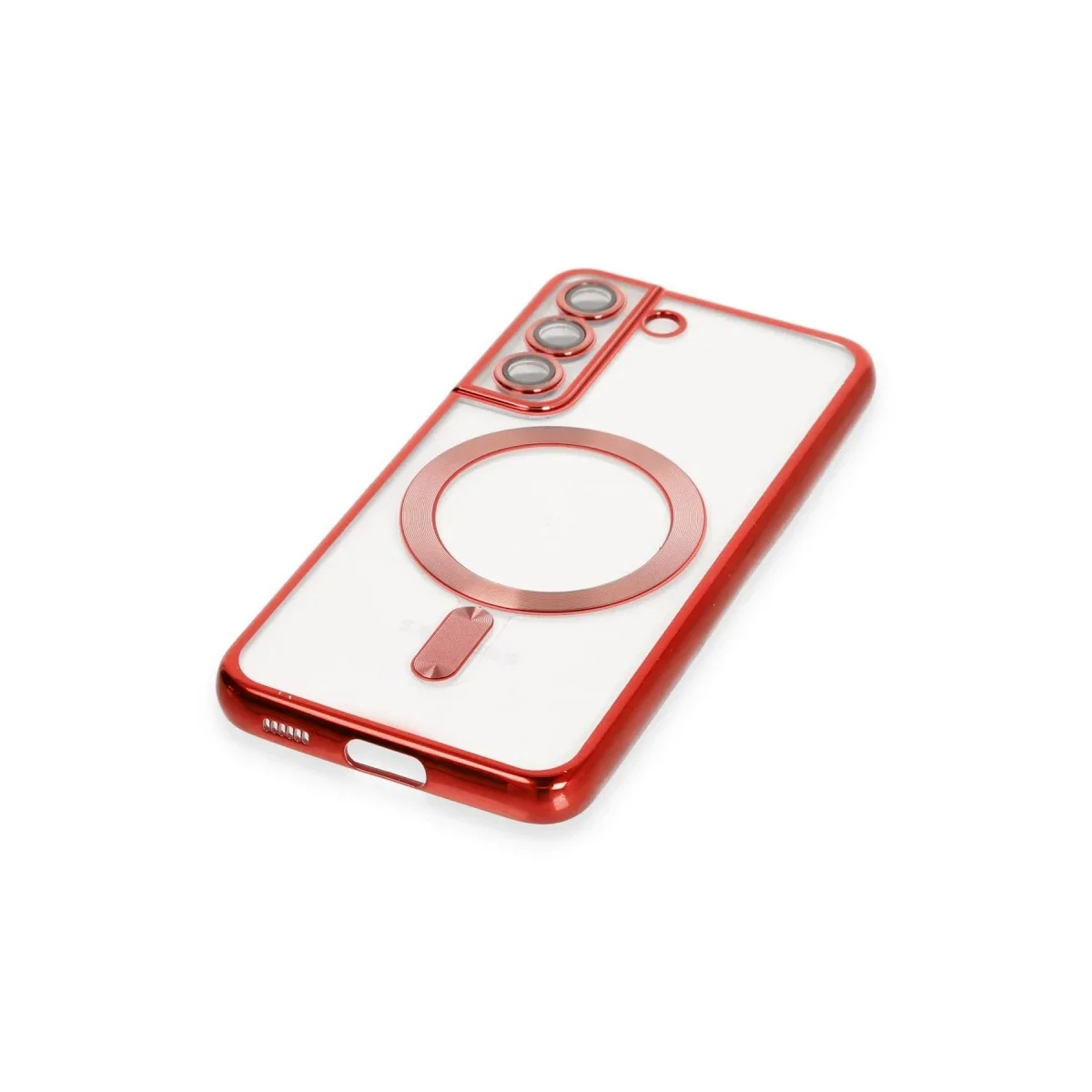 Samsung Galaxy S22 Kılıf Kross Magneticsafe Kapak - Kırmızı görsel 4