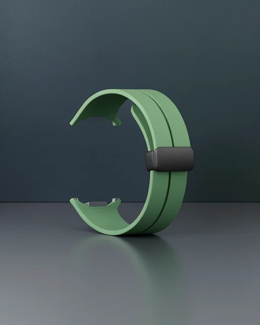Watch 7 Ultra Kr418 Tender Silikon Kordon - Koyu Yeşil